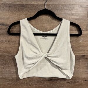 Garage Cross Front Tank Top